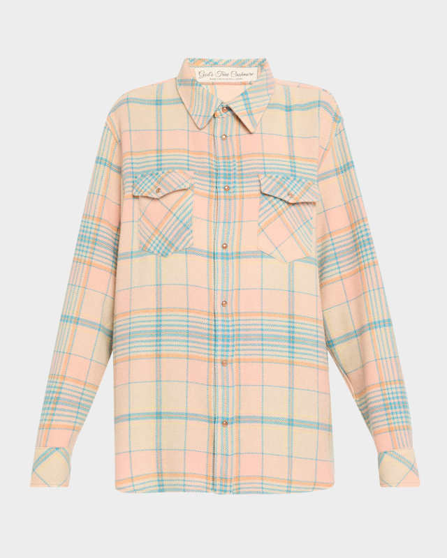 Lover Tartan Cashmere Shirt